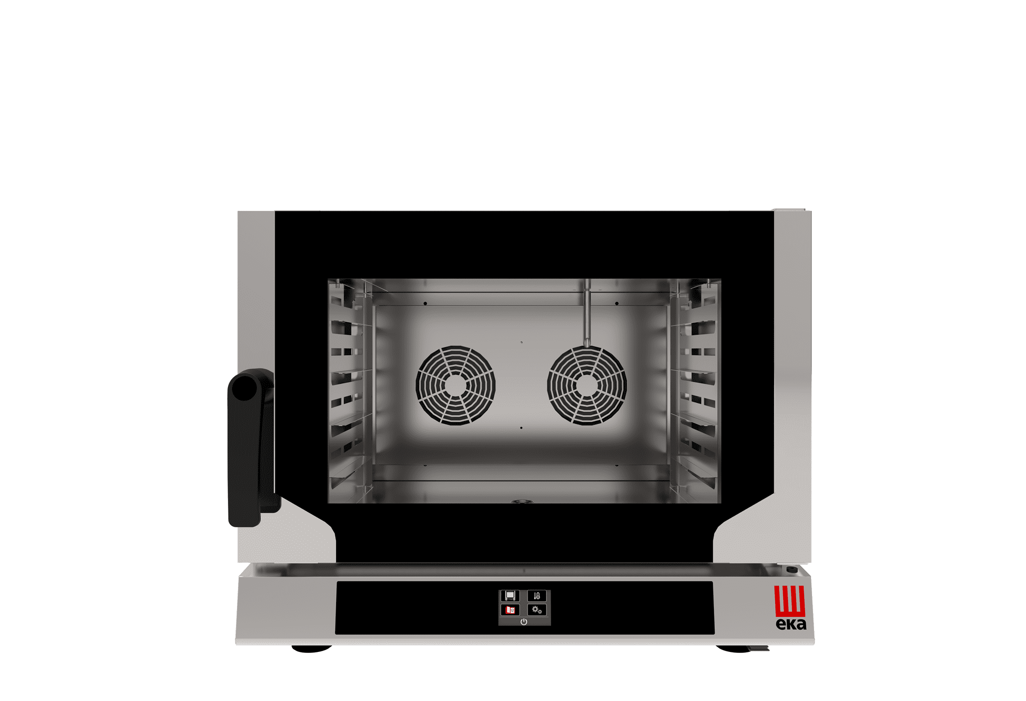 EKA EVOLUTION SERİSİ ELEKTRİKLİ KONVEKSİYON NEMLENDİRMELİ FIRIN DOKUNMATİK KONTROL - EKF 464 N T AL UD resmi