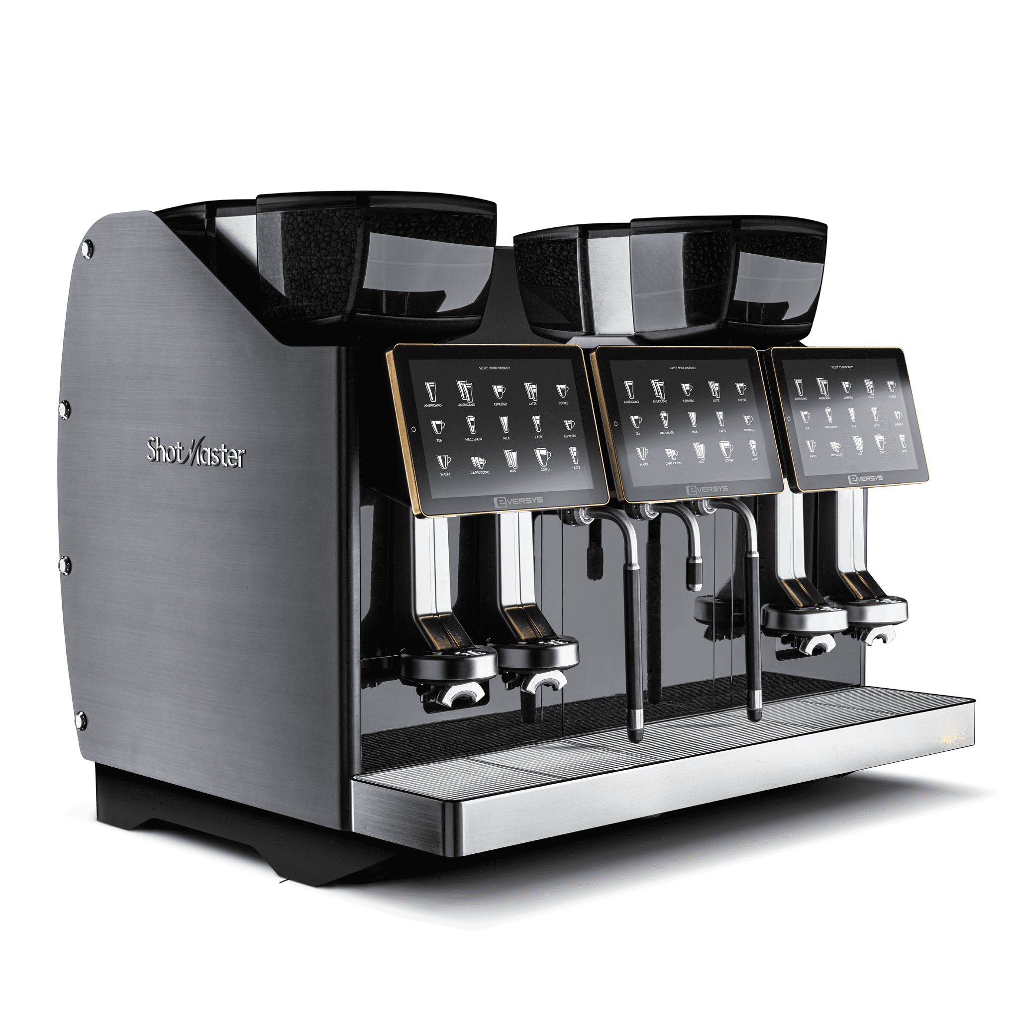 EVERSYS SHOTMASTER S-PRO / ST - 4 GRUPLU SÜPER GELENEKSEL ESPRESSO MAKİNESİ resmi