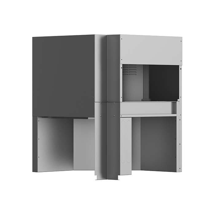 ZANUSSI TEK TANKLI KONVEYÖRLÜ BULAŞIK YIKAMA MAKİNESİ İÇİN KÖŞE TİP KURUTMA TÜNELİ resmi