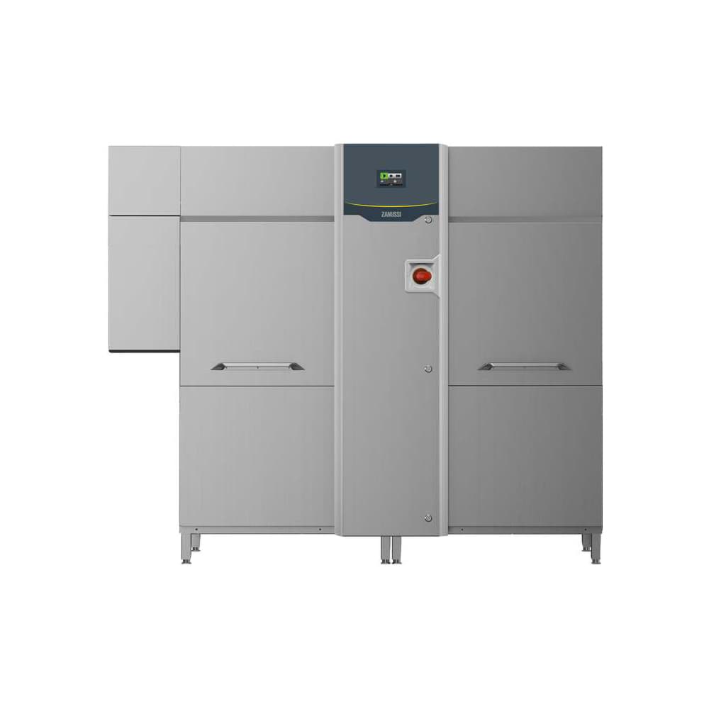 ZANUSSI ÇOKLU DURULAMALI KONVEYÖRLÜ BULAŞIK YIKAMA MAKİNESİ 2.700 TABAK/SAAT SOLDAN SAĞA resmi