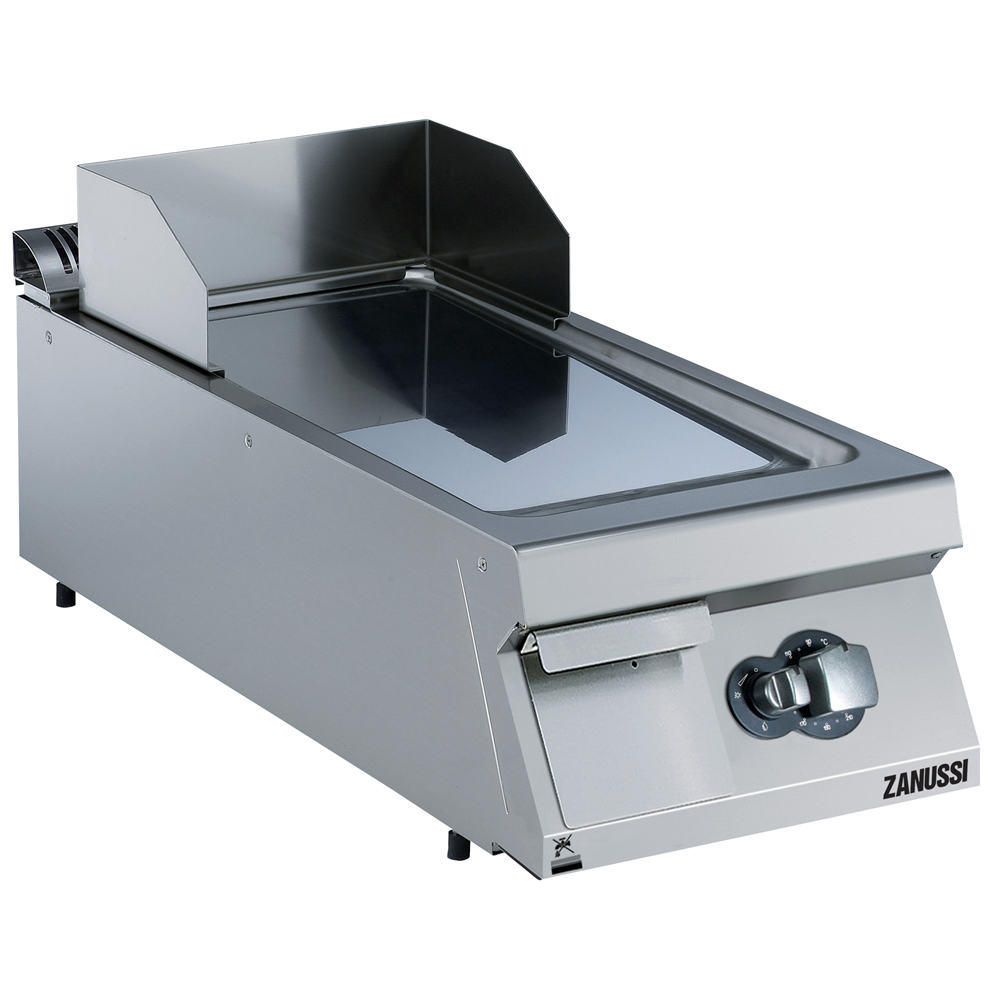 ZANUSSI EVO 900 SERİSİ SET ÜSTÜ KROM PLEYTLİ GAZLI DÜZ IZGARA KÜÇÜK resmi