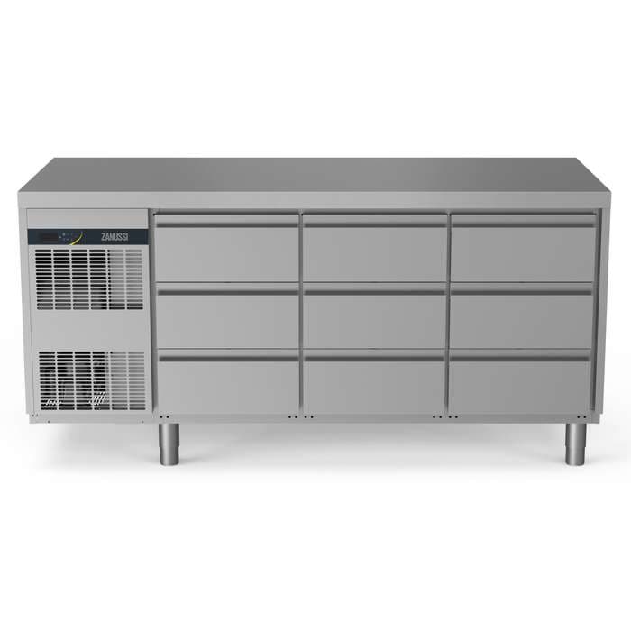 ZANUSSI NPT ACTIVE HP SERİSİ 9x1/3 ÇEKMECELİ ÜSTÜ DÜZ TEZGAH TİP BUZDOLABI resmi