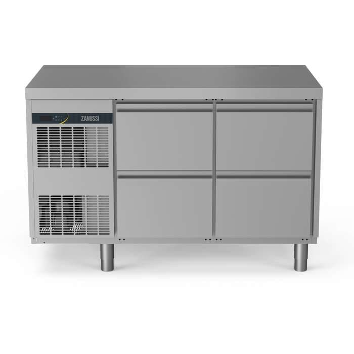 ZANUSSI NPT ACTIVE HP SERİSİ 4x1/2 ÇEKMECELİ ÜSTÜ DÜZ TEZGAH TİP DERİN DONDURCU resmi